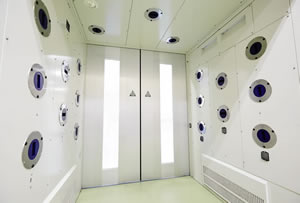 台車用エアシャワー